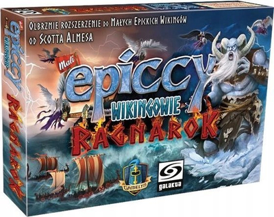 Zgjerim loje bordi GALAKTA Small Epic Vikings Ragnarok, strategji, për 1 deri 4 lojtarë