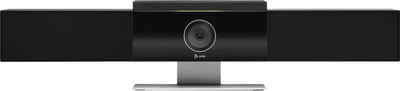 Sistem videokonference Poly Studio 4K USB, kamera 4K, altoparlantë stereo, i zi