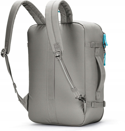 Çantë shpine Pacsafe GO Carry On, 34L, e përshtatshme për udhëtime, gri