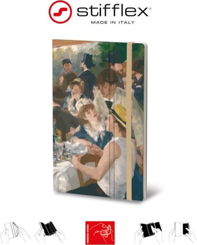 Bllok shënimesh Stifflex Renoir, 13x21cm, 192 faqe, shumëngjyrësh