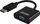 Adapter AV Unitek Y5118E, DisplayPort në VGA, Full HD, i zi