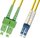 Kabllo fibër optike Microconnect FIB8410005, 0.5m, SC në LC, e verdhë