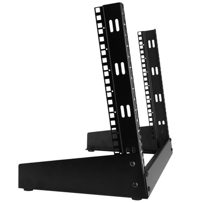 Raft serveri StarTech 2-Post 8U, 19", i hapur, i zi