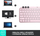 Tastierë Logitech MX Keys Mini Wireless (920-010500), UK, rozë