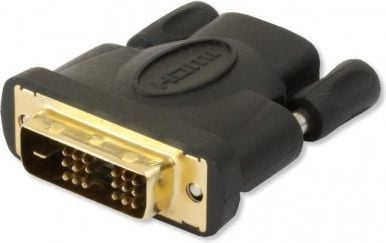 Адаптер HDMI во DVI D AV Techly, дигитално видео, црн