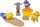 Set lodrash Rubble & Crew Rubble & Mix Build It Pack, figura, rërë kinetike