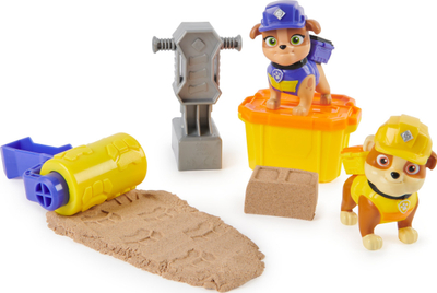 Set lodrash Rubble & Crew Rubble & Mix Build It Pack, figura, rërë kinetike