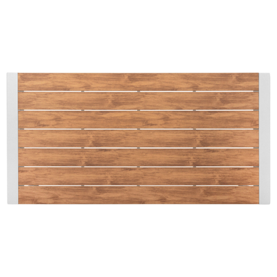 Tavolinë kopshti Goya HM6059.01, alumini, 160x80x75 cm, e bardhë