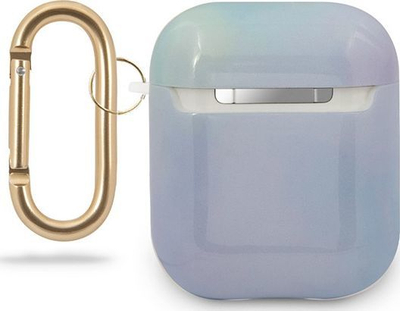 Kuti mbrojtëse për dëgjuese AirPods Guess Tie & Dye, e kaltër