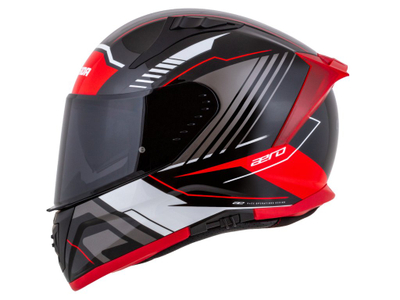 Kaskë moto Cassida Aero Drome, integral full face, polikarbonat, e zezë