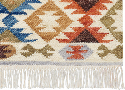 Tapet Beliani VOSKETAP, kilim leshi me pambuk, 200x300 cm, shumëngjyrësh