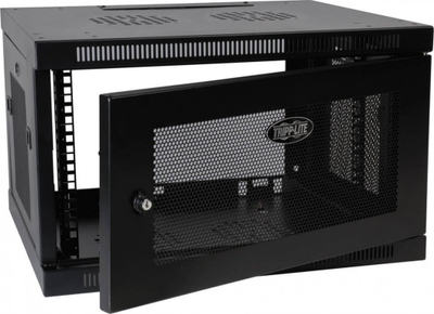 Raft muri Tripp Lite SmartRack SRW6UDP, 6U, profil i ulët, i zi