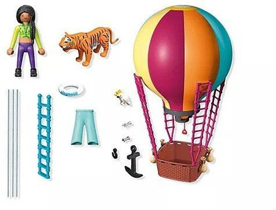 Lodër Playmobil Udhëtimi me Balonë me Ajër të Nxehtë 71853, set figura, shumëngjyrëshe