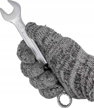 Çelës kombinues JCB Open-End Ring, 17mm, çelik Cr-V