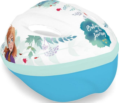 Helmetë biçiklete për kalamaj Disney Frozen 2, madhësia M 52-56cm, e bardhë me ngjyra