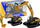 Lodër ekskavator Friction Excavator, 1:50, efekte drite dhe zëri, shumëngjyrëshe