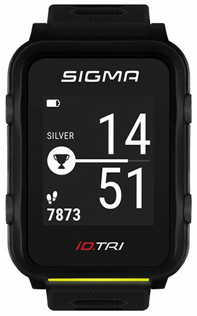 Orë sportive Sigma iD.TRI, e zezë