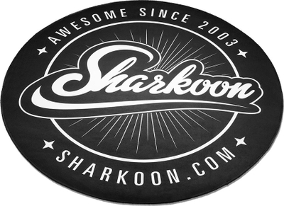 Tapet për dysheme Sharkoon Floor Mat Round, 120 cm, për gaming, i zi