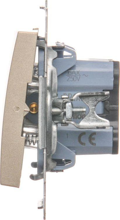 Buton Kontakt-Simon DP1A.01/44, 16 AX, 250 V, i artë