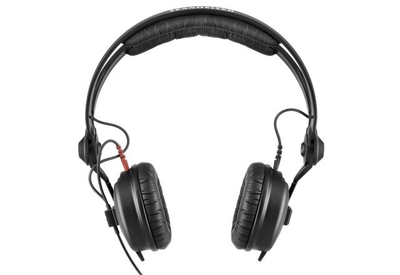 Kufje mbi vesh Sennheiser HD 25, profesionale DJ, të zeza