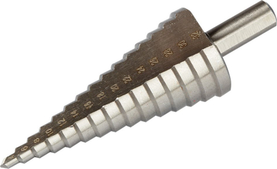 Stërvitëse shkallë Graphite Step, HSS, 4-32 mm, metalike