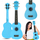 Ukulelé soprano pa markë, madhësi standarde, për fillestarë, kafe