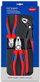 Set darash Knipex 3 Piece Professional Bestseller, 3 copë, doreza plastike, shumëngjyrëshe