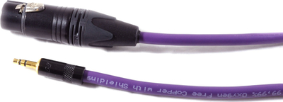 Kabllo Melodika Jack 3.5mm - XLR, 15m, e vjollcë