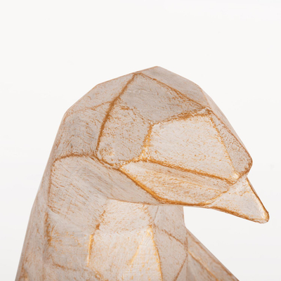 Dekor dyshemeje Penguin 30x20x60Hcm (HM7915), bardhë/ ari