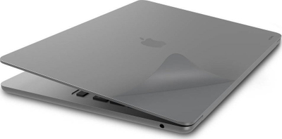 Set mbrojtës JCPal MacGuard 2in1 për MacBook Air 13" M2, film mbrojtës, Space Grey