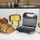 Toaster 3 në 1 LTC OK1, 750W, grill dhe sandwich maker, i zi
