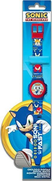 Ora digjitale për fëmijë Coriex Sonic, ekran digjital, rrip plastik, blu