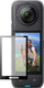 Folie mbrojtëse Telesin Tempered Film për Insta360 X4, xham i kalit, set aksesorësh, transparente