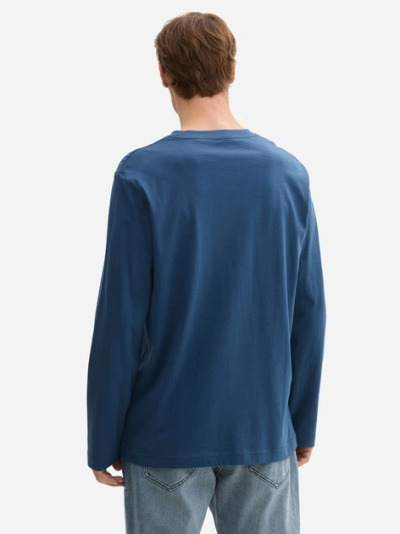Bluzë me mëngë të gjata Tom Tailor 1043277-26779, për burra, madhësia XXXL, blu