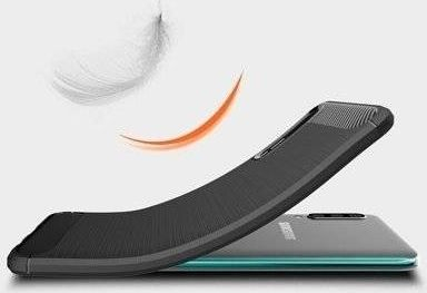 Këllëf telefoni Carbon Lux për Huawei Y8P, TPU, i zi
