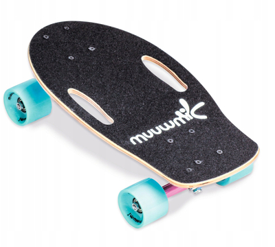 Скејтборд Muuwmi Shortboard Shark, лежишта Abec 7, капацитет 100 kg, повеќебоен