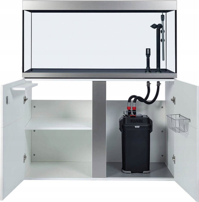 Akuarium set Fluval Siena, 332L, me dollap, i bardhë