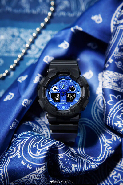 Orë dore Casio GA-100BP-1AER, e zezë
