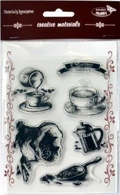 Vulë transparente Galeria Hobby Coffee Beans, silikoni, për scrapbooking, transparente
