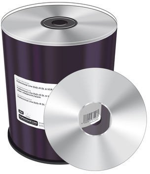 Disqe DVD+R DL MediaRange MRPL606-C, 8.5GB, 8x, të printueshme, 100 copë