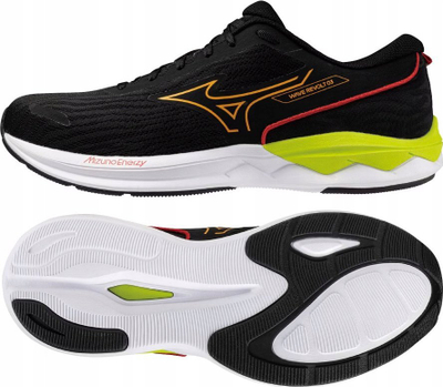 Atlete vrapi Mizuno Wave Revolt 3 për burra, të zeza
