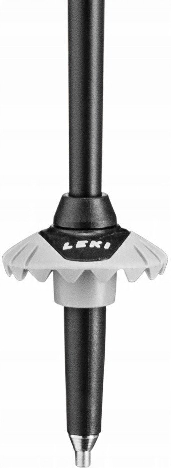 Shkopinj skish Leki Airfoil 3D, 115 cm, alumin HTS 6.5, të zinj kuqe antracit