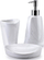 Set banjoje BathLAB MONDEX Ori Stripe, 3 pjesë, qeramike, mermer e bardhë