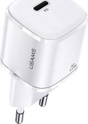 Karikues muri Usams T36 Mini, 20W PD 3A, 1x USB C, i bardhë