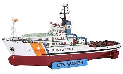 Model anije Revell ETV Waker, shkallë 1:200, gjatësi 34 cm, shumëngjyrësh