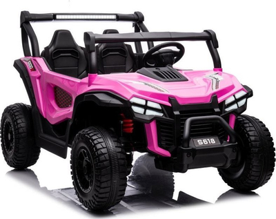 Електричен автомобил за деца Lean Toys S618 4x4, со далечински управувач, 12V, розова
