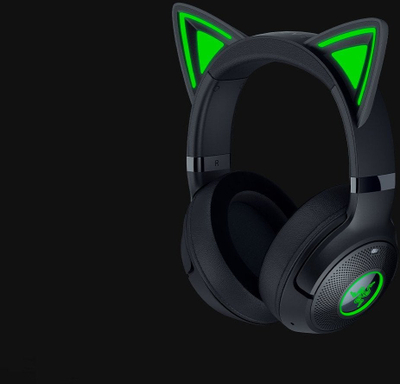 Kufje gaming Razer Kraken Kitty V2 BT, pa tela, Bluetooth 5.2, rozë