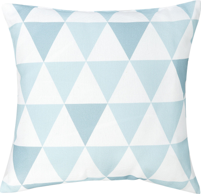 Set jastëkësh kopshti TRIFOS, 2 copë, 40x40 cm, gjeometrik blu