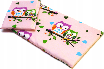 Set jorgan dhe jastëk për kukulla Lazur Mix Large, 2 cope, për shtrat të madh, shumëngjyrësh