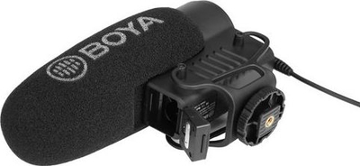 Mikrofon shotgun Boya BY-BM3051S, supercardioid, mono stereo, i zi